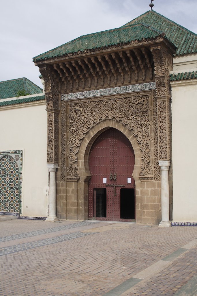 04-Entrance Mausoleum Moulay Ismail.jpg - Entrance Mausoleum Moulay Ismail